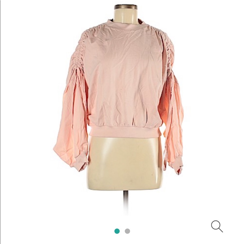 ZARA puffy sleeve top